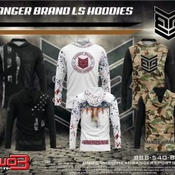 Banger Brand Exclusive Long Sleeve Lightweight Hoodies: Patriotic #Born2Bang