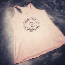 HB Sports Headbanger Sports Exclusive Women's Triblend Racerback Tanks Tops