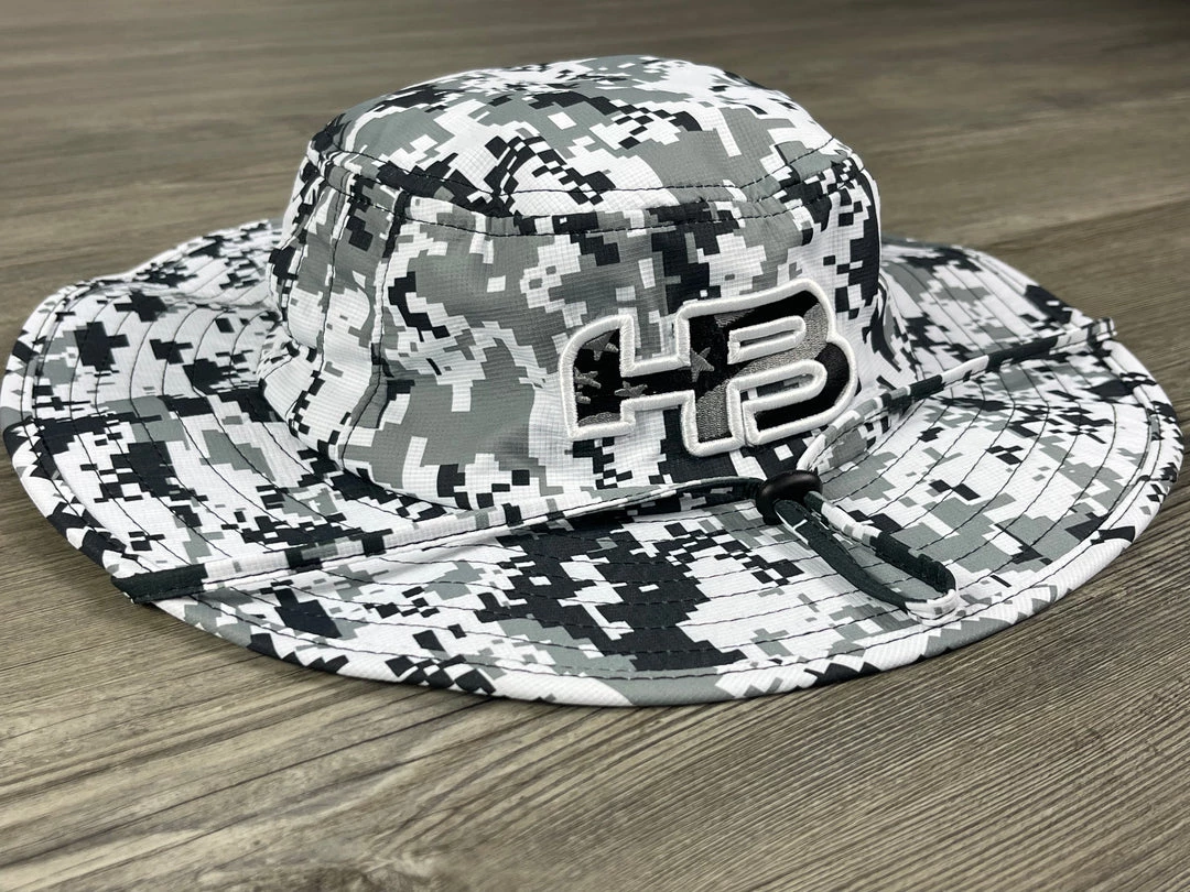Apparel HB Sports Exclusive Pacific 1946 Boonie Bucket Cap: ARTIC USA 3 Apparel HB Sports Exclusive Pacific 1946 Boonie Bucket Cap: ARTIC USA