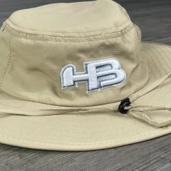 HB Sports Exclusive Pacific 1946 Boonie Bucket Cap: KHAKI WHITE Apparel
