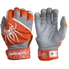 Gear 2022 Spiderz PRO Model Batting Gloves: Orange/White