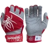 2022 Spiderz PRO Model Batting Gloves: Red/White Gear