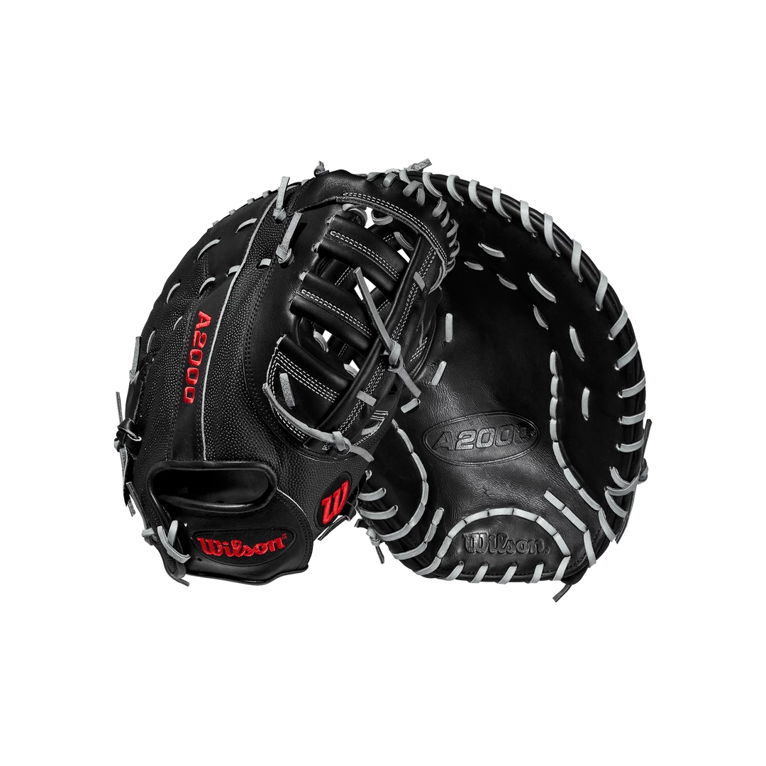 Gear Wilson A2000 SuperSkin 12.25" First Base Mitt: WTA20RB202820SS