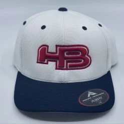 HB Sports Exclusive Pacific 498F Performance Flexfit Hat: Red Raider