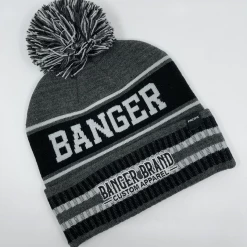 HB Sports Apparel Banger Brand Custom Heather Winter Pom-Pom Beanie