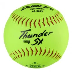Gear Dudley Thunder SY HYCON 12" USA/ASA Synthetic Slowpitch Softballs (DOZEN): 4A069Y