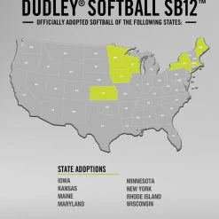 Gear Dudley 12" NFHS SB 12 Fastpitch Softballs (Dozen): 4H311Y