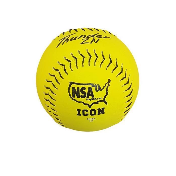Dudley Thunder ZN HYCON ICON NSA 12" Slowpitch Softballs (DOZEN): 4E199Y 4 Dudley Thunder ZN HYCON ICON NSA 12" Slowpitch Softballs (DOZEN): 4E199Y