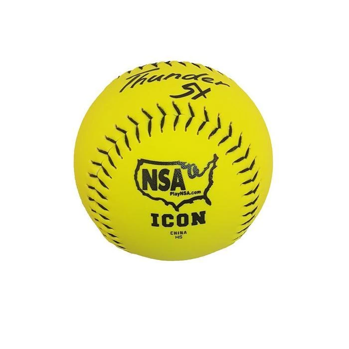 Gear Dudley Thunder SY HYCON ICON NSA 12" Synthetic Slowpitch Softballs (DOZEN): 4E824Y 4 Gear Dudley Thunder SY HYCON ICON NSA 12" Synthetic Slowpitch Softballs (DOZEN): 4E824Y