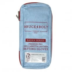 Bruce Bolt PREMIUM PRO BADER Series Long Cuff Batting Gloves: White Gear 14 Bruce Bolt PREMIUM PRO BADER Series Long Cuff Batting Gloves: White Gear