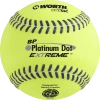 Worth Platinum Dot EXTREME Batting Practice Softballs: BPX12U Gear
