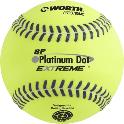 Worth Platinum Dot EXTREME Batting Practice Softballs: BPX12U Gear