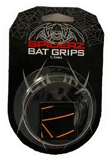 Spiderz Bat Grip (1.1 MM) - Black / Orange Gear 3 Spiderz Bat Grip (1.1 MM) - Black / Orange Gear