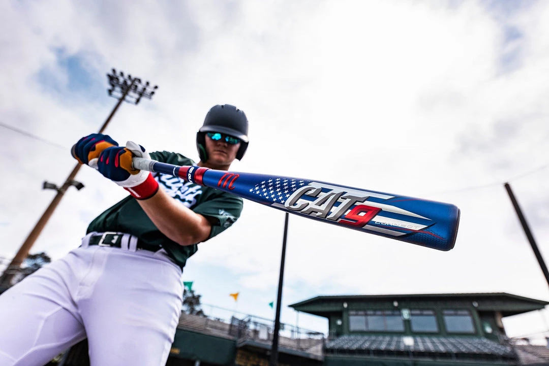 Bats Marucci CAT 9 Connect America BBCOR (-3) Baseball Bat: MCBCC9A