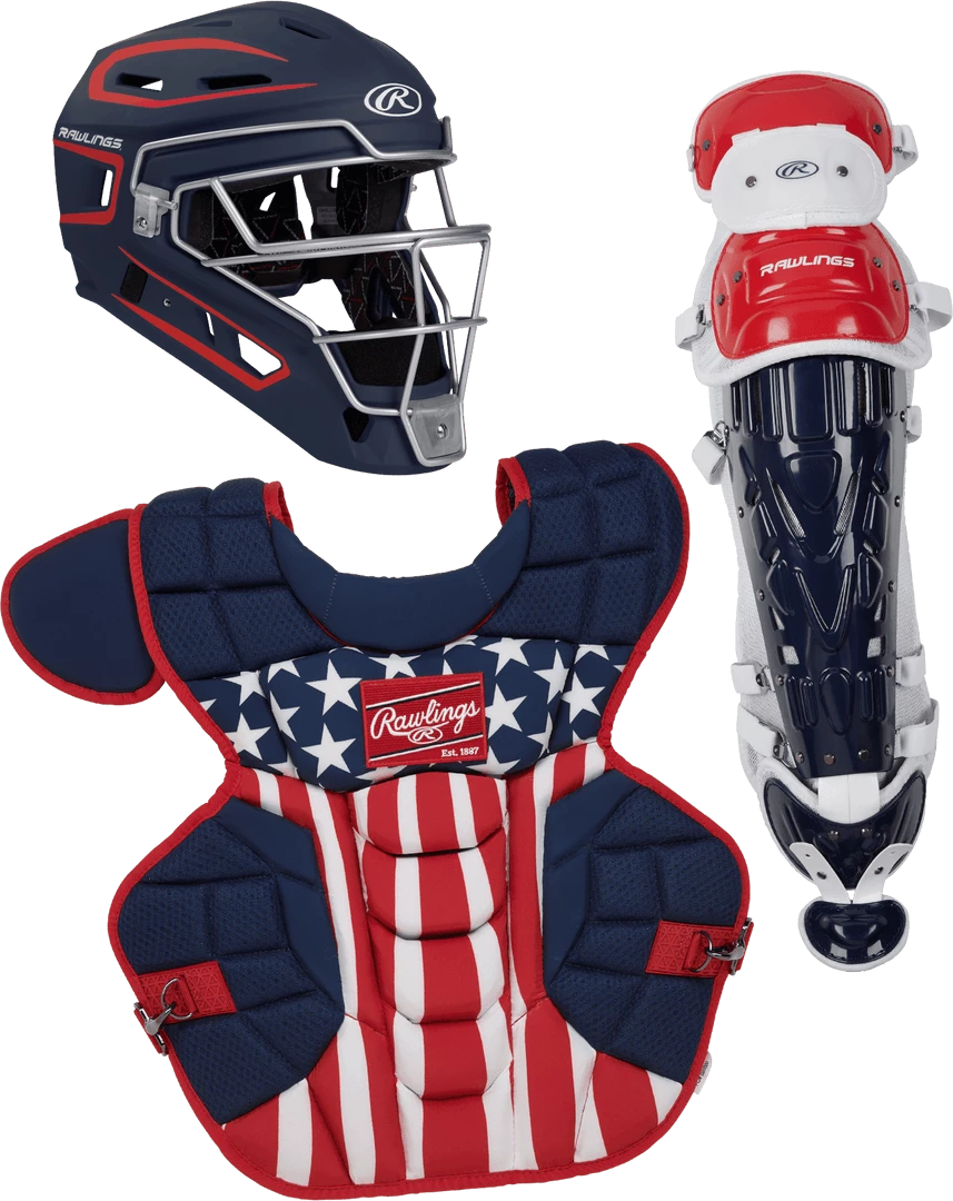 Rawlings ADULT USA VELO 2.0 Catcher's Gear Box Set: CSV2A-NSW 3 Rawlings ADULT USA VELO 2.0 Catcher's Gear Box Set: CSV2A-NSW
