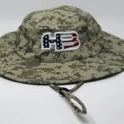 HB Sports Exclusive Pacific 1946 Boonie Bucket Cap: DESERT Camo Apparel