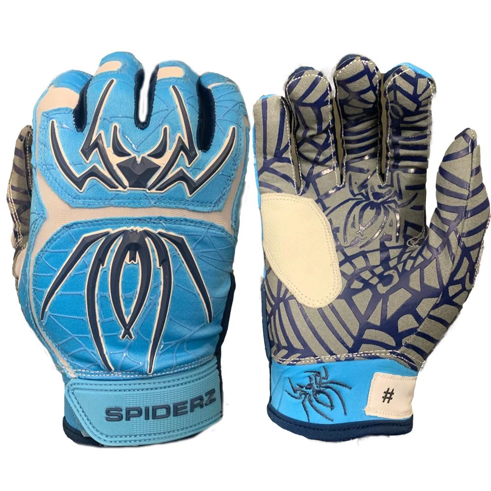 Gear 2021 Spiderz HYBRID Batting Gloves: Carolina Blue/Navy Blue 3 Gear 2021 Spiderz HYBRID Batting Gloves: Carolina Blue/Navy Blue
