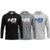 HB Sports Headbanger Sports Exclusive Ultra Lightweight Long Sleeve Hoodies: Stars & Bars Apparel