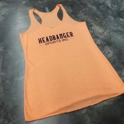 HB Sports Headbanger Sports Exclusive Women's Triblend Racerback Tanks Tops