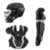 Easton Elite X Catcher's Box Set (Adult, Intermediate & Youth): Black