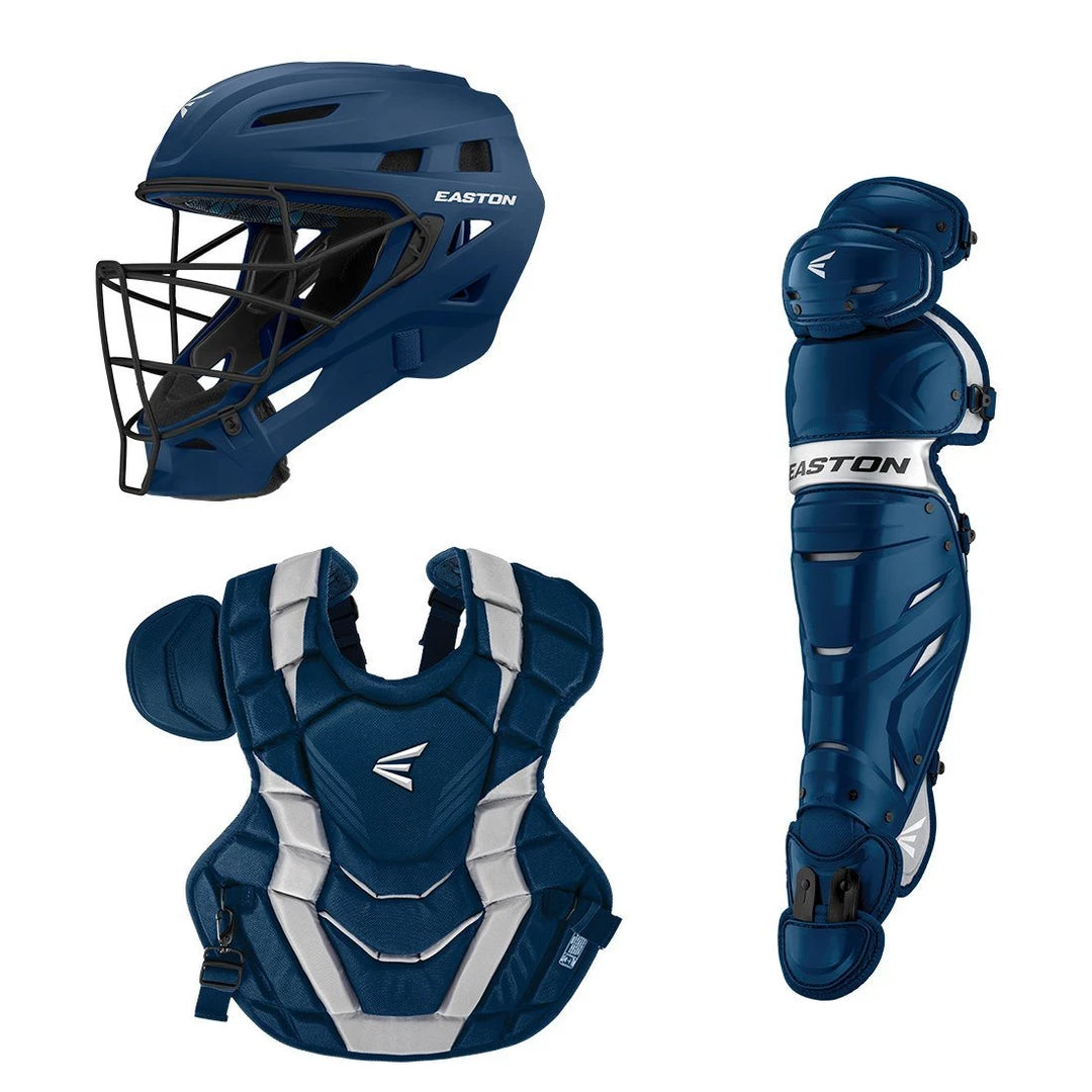 Gear Easton Elite X Catcher's Box Set (Adult, Intermediate & Youth): Navy 3 Gear Easton Elite X Catcher's Box Set (Adult, Intermediate & Youth): Navy