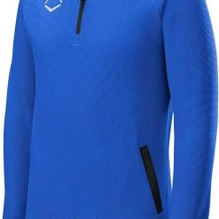 EvoShield Pro Team Heater Fleece 1/4 Zip: Royal