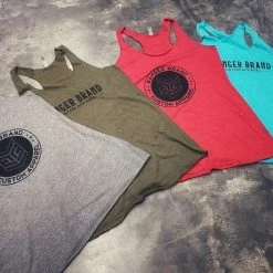 HB Sports Tops Banger Brand Exclusive Women's Triblend Racerback Tanks
