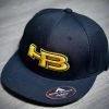 Apparel HB Sports Exclusive ES811 Fitted Hat: Black And Yellow