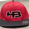 Apparel HB Sports Exclusive ES474 Fitted Baseball And Softball Hat: "Red Hat"