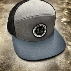 HB Sports Headbanger Sports / Banger Brand Custom Woven Patch Heather 6-Panel Arch Snapback Hats Apparel