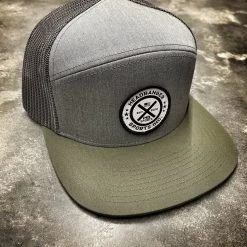 HB Sports Headbanger Sports / Banger Brand Custom Woven Patch Heather 6-Panel Arch Snapback Hats Apparel