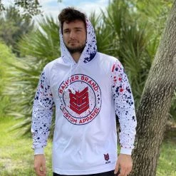 Banger Brand Exclusive Long Sleeve Lightweight Hoodies: Patriotic #Born2Bang