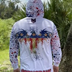 Banger Brand Exclusive Long Sleeve Lightweight Hoodies: Patriotic #Born2Bang