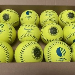 Dudley Thunder ZN 11" Classic W USSSA Slowpitch Softballs (DOZEN): 4U553 Gear