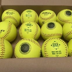 Dudley Thunder ZN HYCON 11" USA/ASA Slowpitch Softballs (DOZEN): 4A924Y Gear