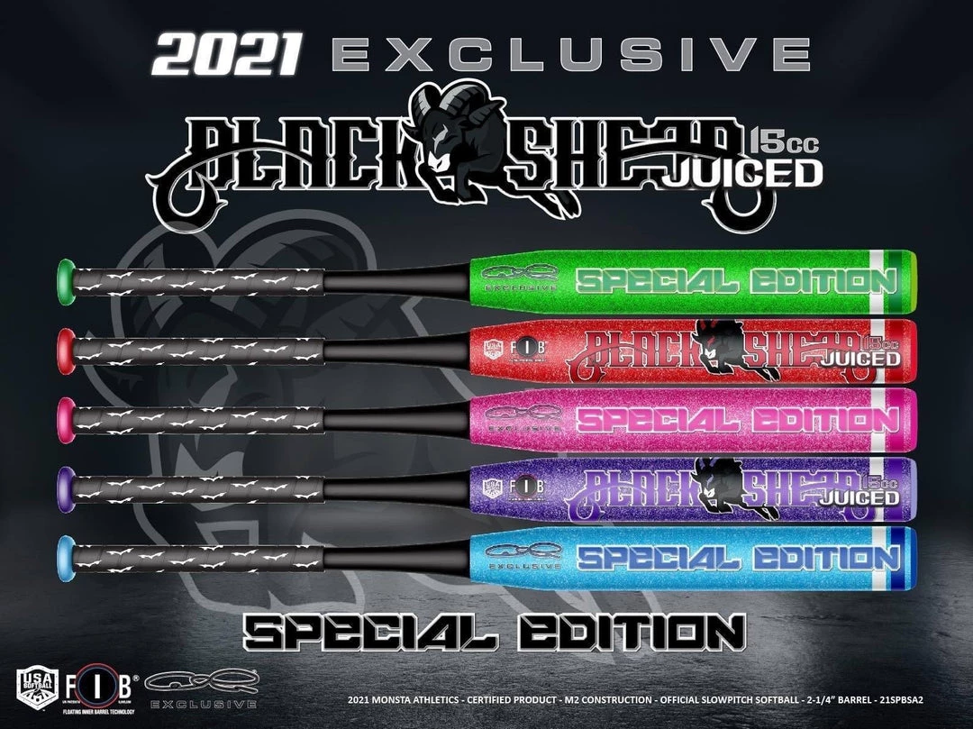 Monsta Athletics 2021 Monsta Candy Black Sheep LE 12.5" Endload USA Slowpitch Softball Bat 3 Monsta Athletics 2021 Monsta Candy Black Sheep LE 12.5" Endload USA Slowpitch Softball Bat