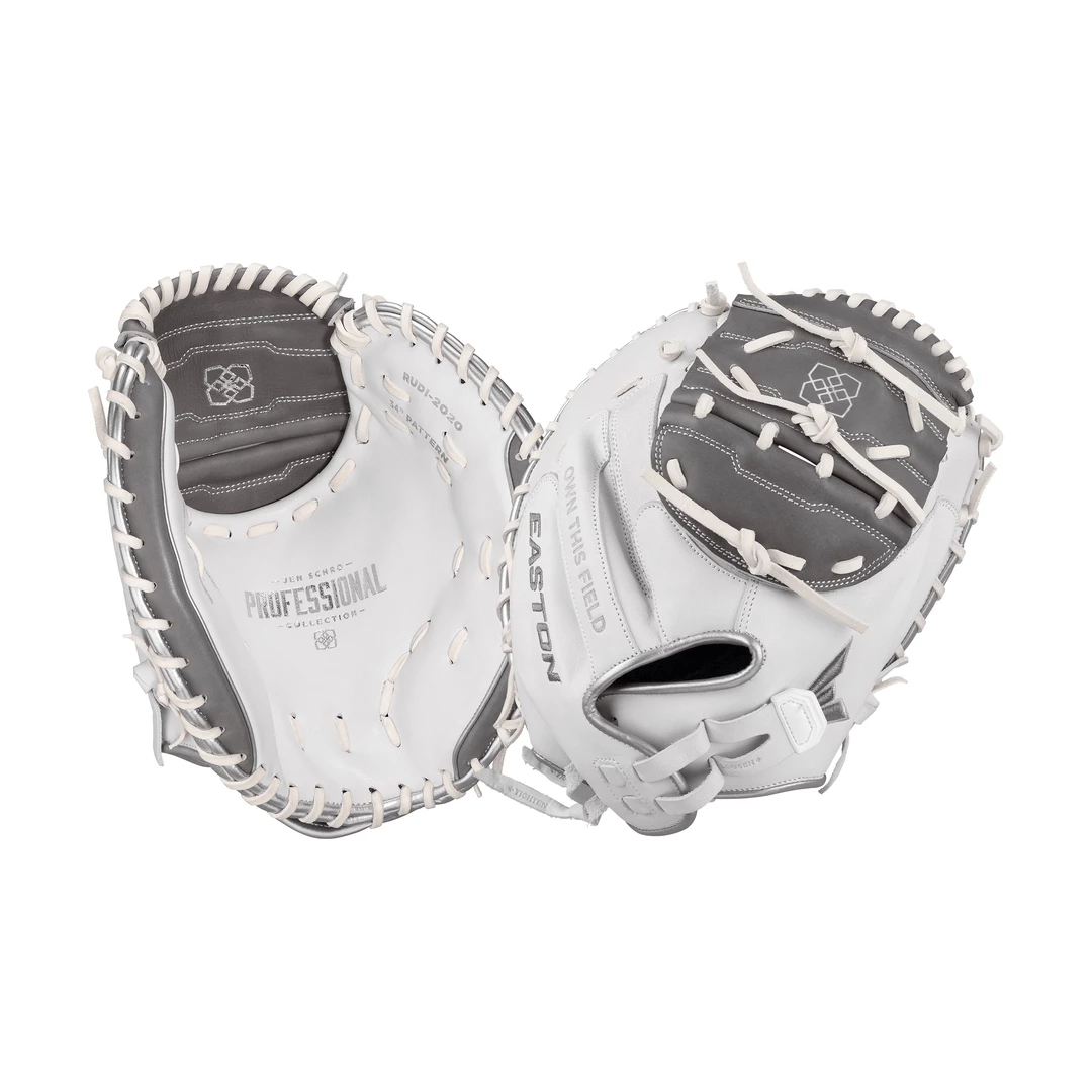 Gear Easton Professional Collection 34" Jen Schroeder Fastpitch Catcher's Mitt: RUDI2020 5 Gear Easton Professional Collection 34" Jen Schroeder Fastpitch Catcher's Mitt: RUDI2020
