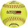 Worth 12" Launch 650 Ultimate Distance Slowpitch Softballs (Dozen): L650Y Gear 1 Worth 12" Launch 650 Ultimate Distance Slowpitch Softballs (Dozen): L650Y Gear