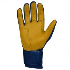 Bruce Bolt PREMIUM PRO Long Cuff Batting Gloves: Navy Gear