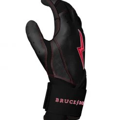 Bruce Bolt PREMIUM PRO TC42 Series Long Cuff Batting Gloves: Black Gear 9 Bruce Bolt PREMIUM PRO TC42 Series Long Cuff Batting Gloves: Black Gear