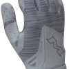 Gear 2018 Miken Pro White And Grey Batting Gloves: MBGL18-WHT