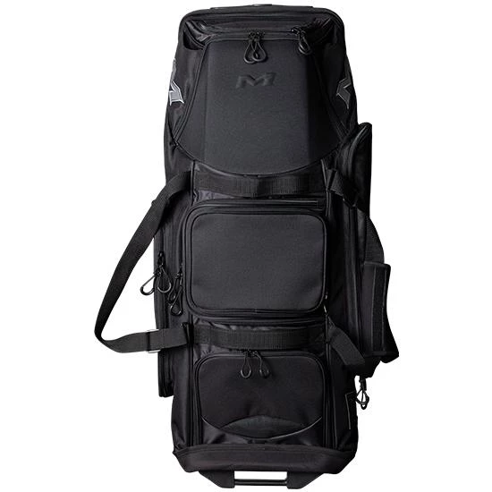 Miken MKMK7X Black Pro Wheeled Roller Bat Bag: MKMK7X-PRO-BLK 5 Miken MKMK7X Black Pro Wheeled Roller Bat Bag: MKMK7X-PRO-BLK