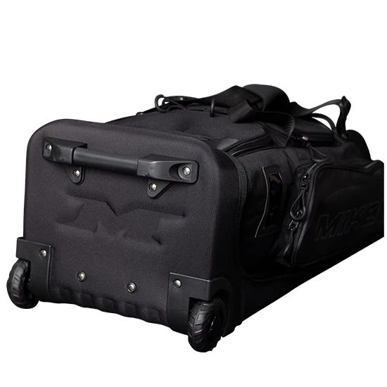 Miken MKMK7X Black Pro Wheeled Roller Bat Bag: MKMK7X-PRO-BLK 7 Miken MKMK7X Black Pro Wheeled Roller Bat Bag: MKMK7X-PRO-BLK