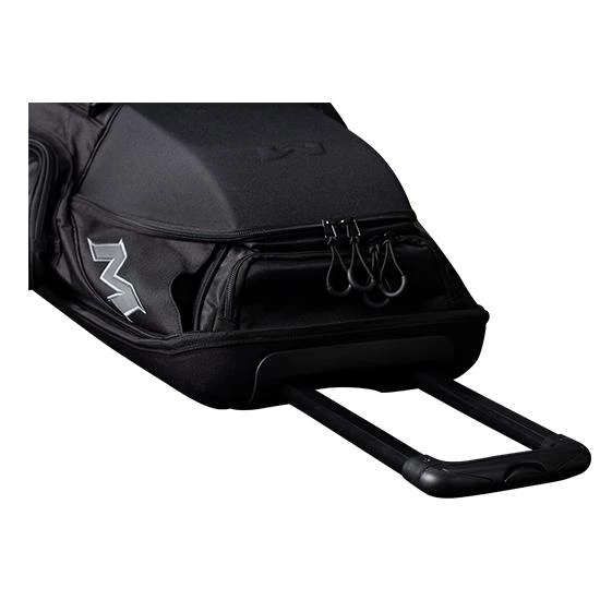 Miken MKMK7X Black Pro Wheeled Roller Bat Bag: MKMK7X-PRO-BLK 6 Miken MKMK7X Black Pro Wheeled Roller Bat Bag: MKMK7X-PRO-BLK