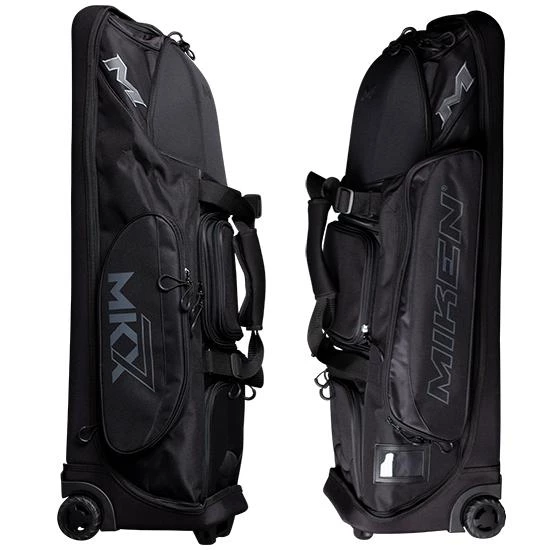 Miken MKMK7X Black Pro Wheeled Roller Bat Bag: MKMK7X-PRO-BLK 4 Miken MKMK7X Black Pro Wheeled Roller Bat Bag: MKMK7X-PRO-BLK