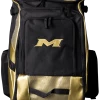 2022 Miken MK7X Baseball & Softball Backpack (Freak Gold Series): MKMK7X-BP-GLD 2 2022 Miken MK7X Baseball & Softball Backpack (Freak Gold Series): MKMK7X-BP-GLD