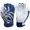 2022 Spiderz PRIZM Batting Gloves: Navy Blue/Silver 1 2022 Spiderz PRIZM Batting Gloves: Navy Blue/Silver