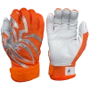 2022 Spiderz PRIZM Batting Gloves: Orange/Silver Gear 2 2022 Spiderz PRIZM Batting Gloves: Orange/Silver Gear