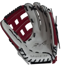 Miken Pro Series 13.5″ Slow Pitch Fielding Glove – White/Scarlet/Navy: PRO135WSN 7 Miken Pro Series 13.5″ Slow Pitch Fielding Glove – White/Scarlet/Navy: PRO135WSN