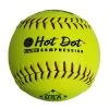Gear Worth 12" ASA Hot Dot Slowpitch Softballs (Dozen): AHD12CY